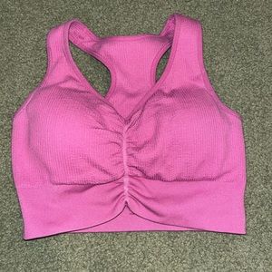 NVGTN bubble gum pink sports bra